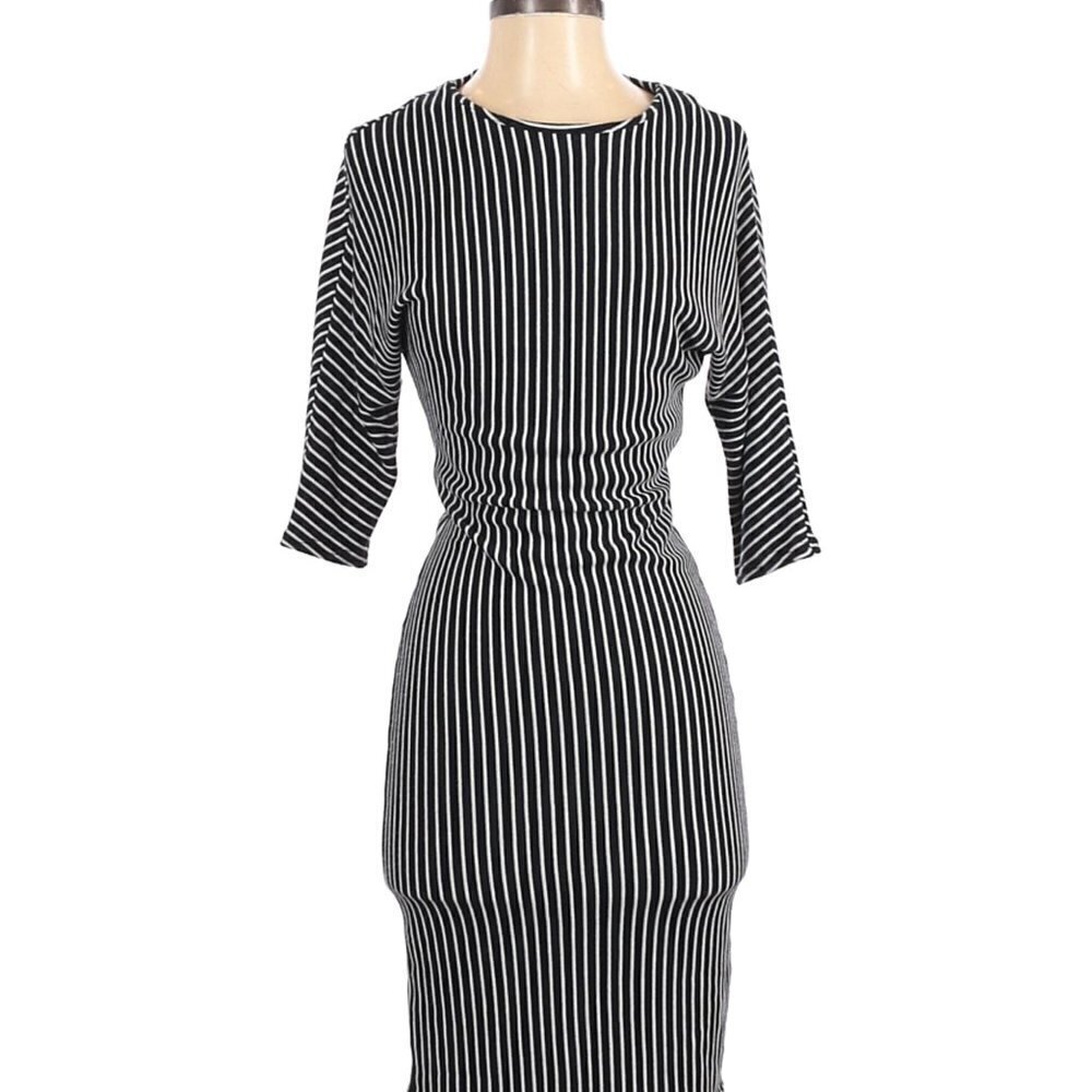 ASOS‎ Blue &White stripe jersey Dress Size 0